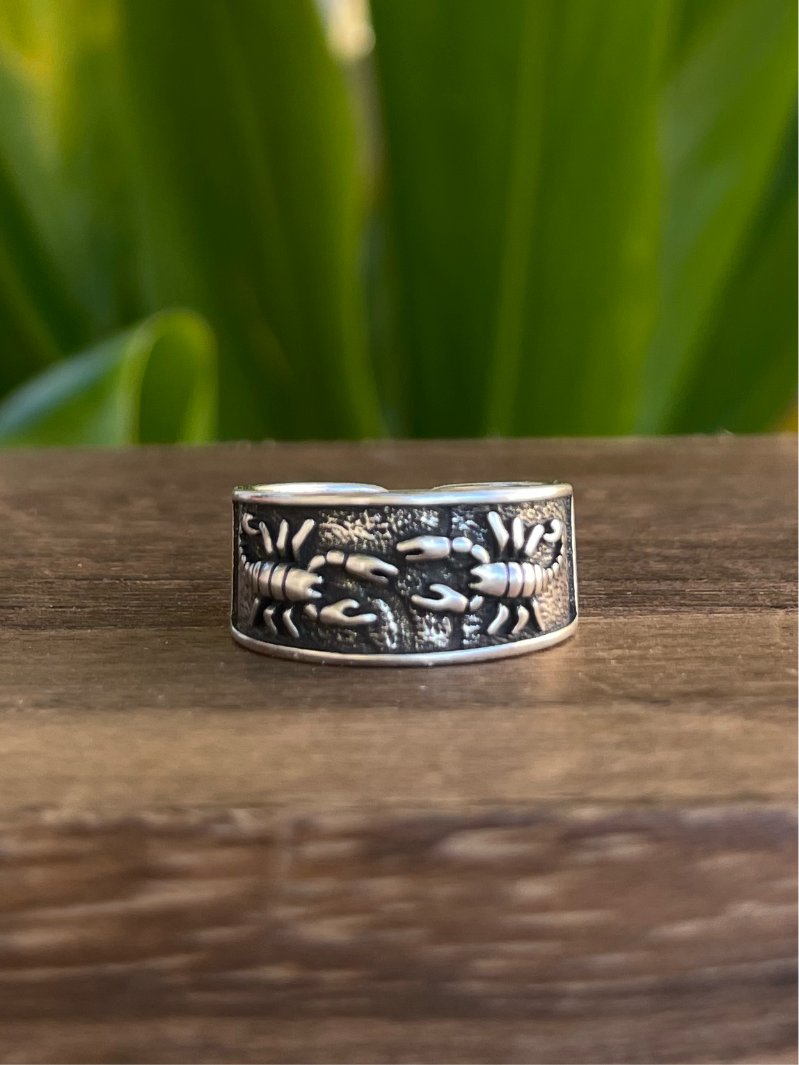 925 Stirling Silver Scorpio Ring