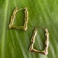 Square Bamboo Hoops