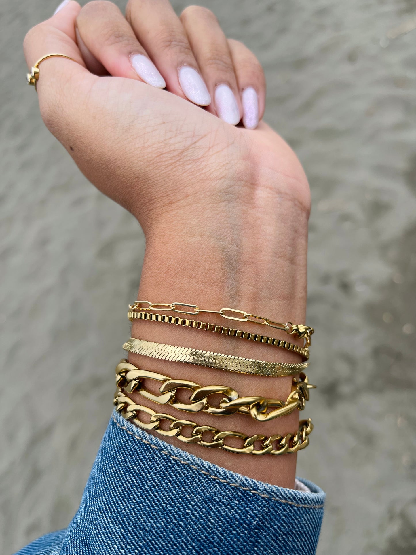 14kt Gold Filled Clip Chain Bracelet