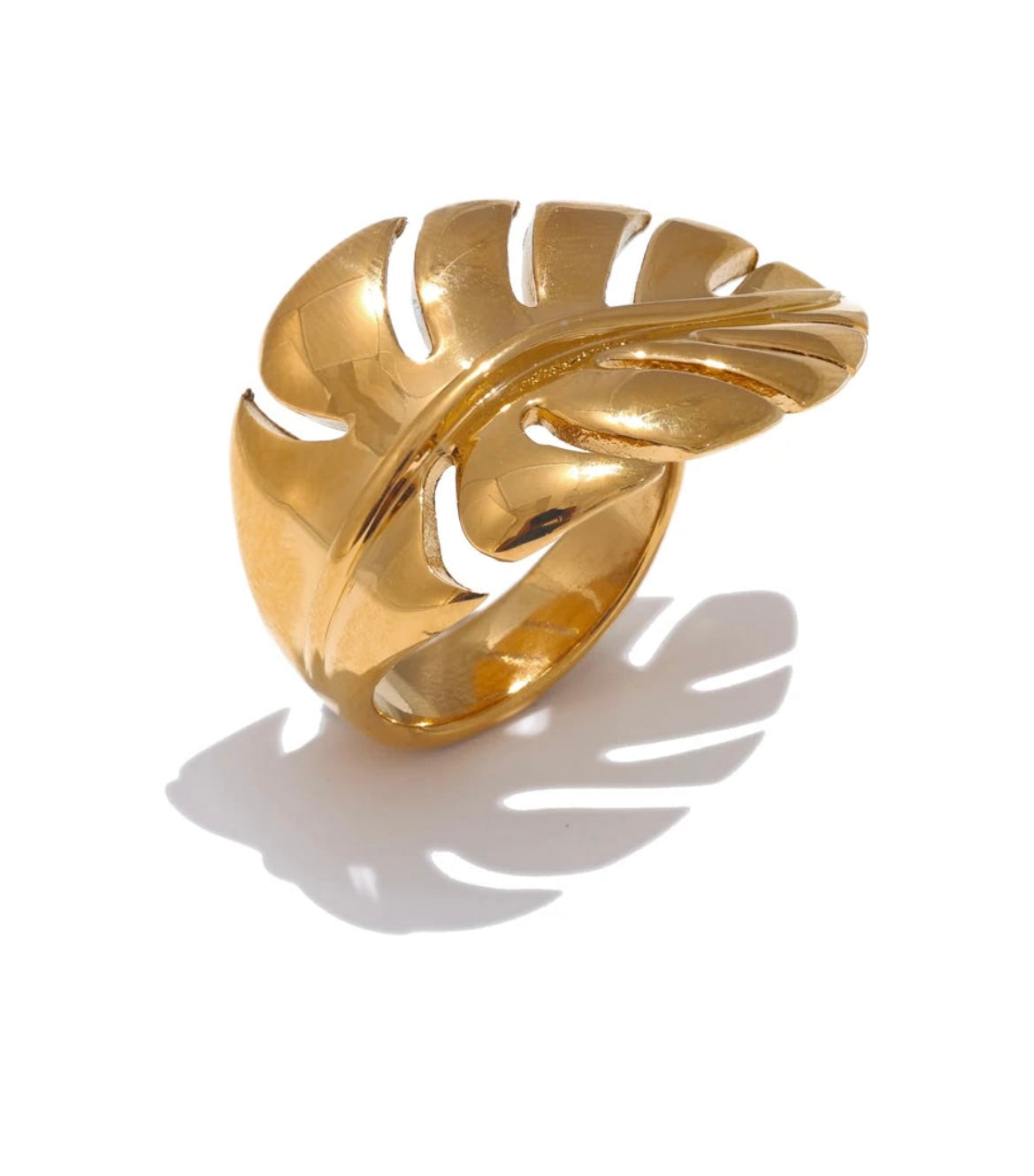 Monstera Leaf Ring