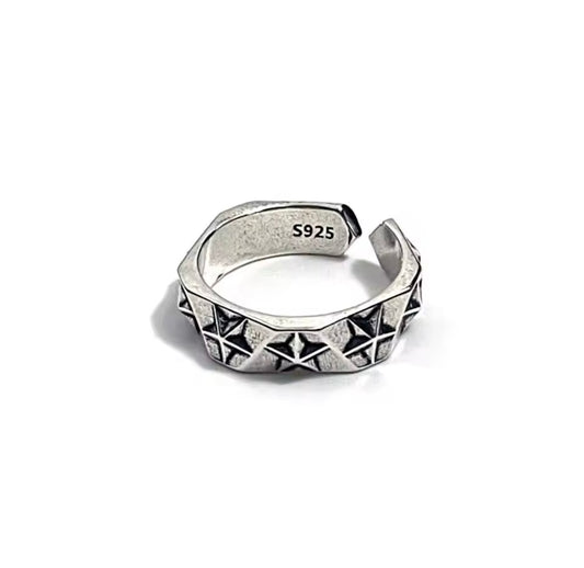 925 Sterling Silver Star Ring