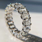 Silver Diamond Band Ring