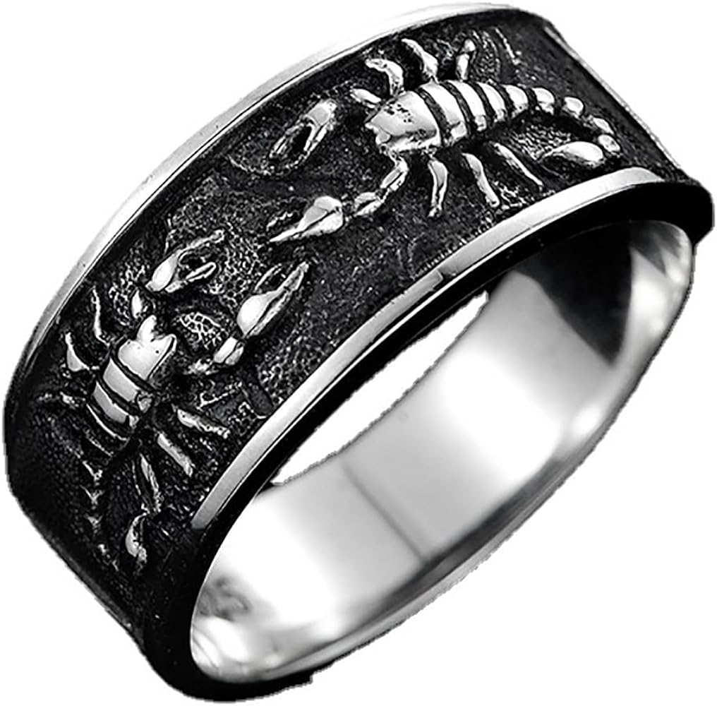 925 Stirling Silver Scorpio Ring