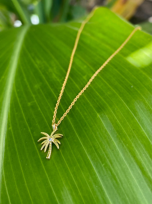 Palm Tree Necklace