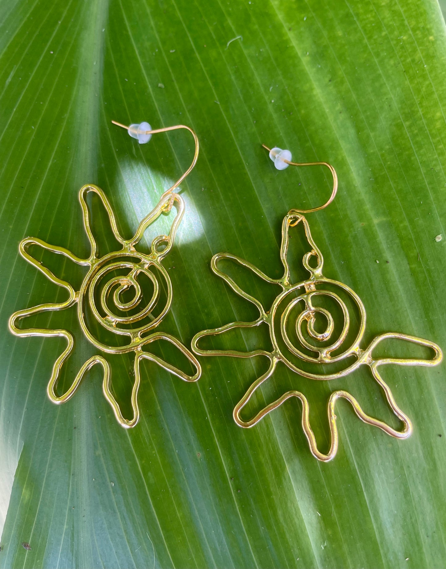 The Spiral Sun Earrings