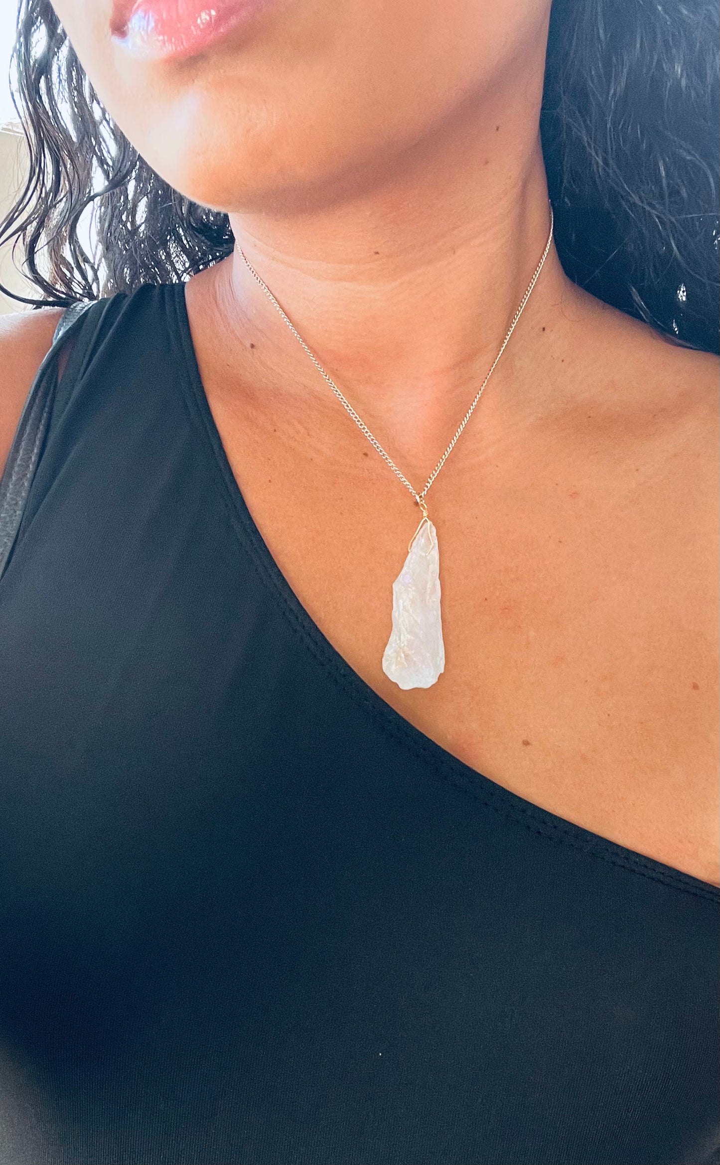 White Quartz Necklace