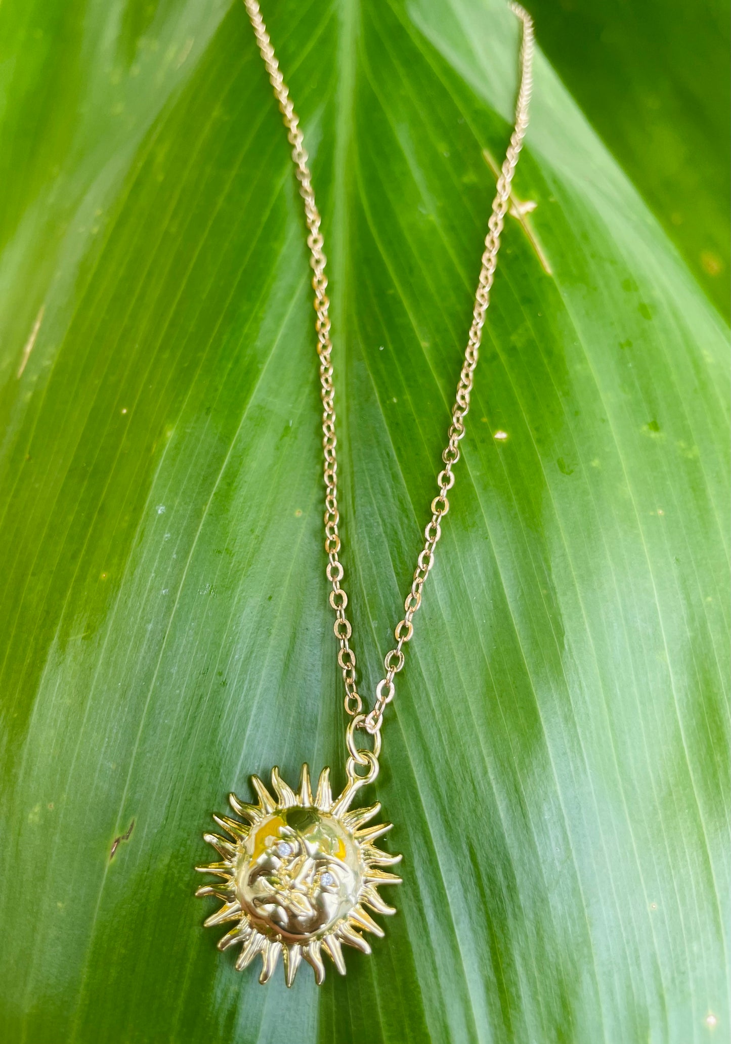 Sun Pendant Necklace