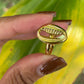 Gold Adjustable Shell Ring