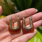 Amber Celine Lucite Hoops