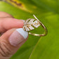 Tiny Monstera Leaf Ring