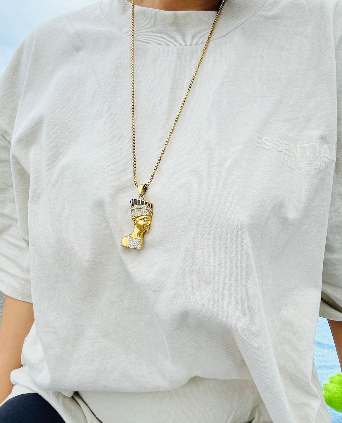 Gold Nefertiti Necklace