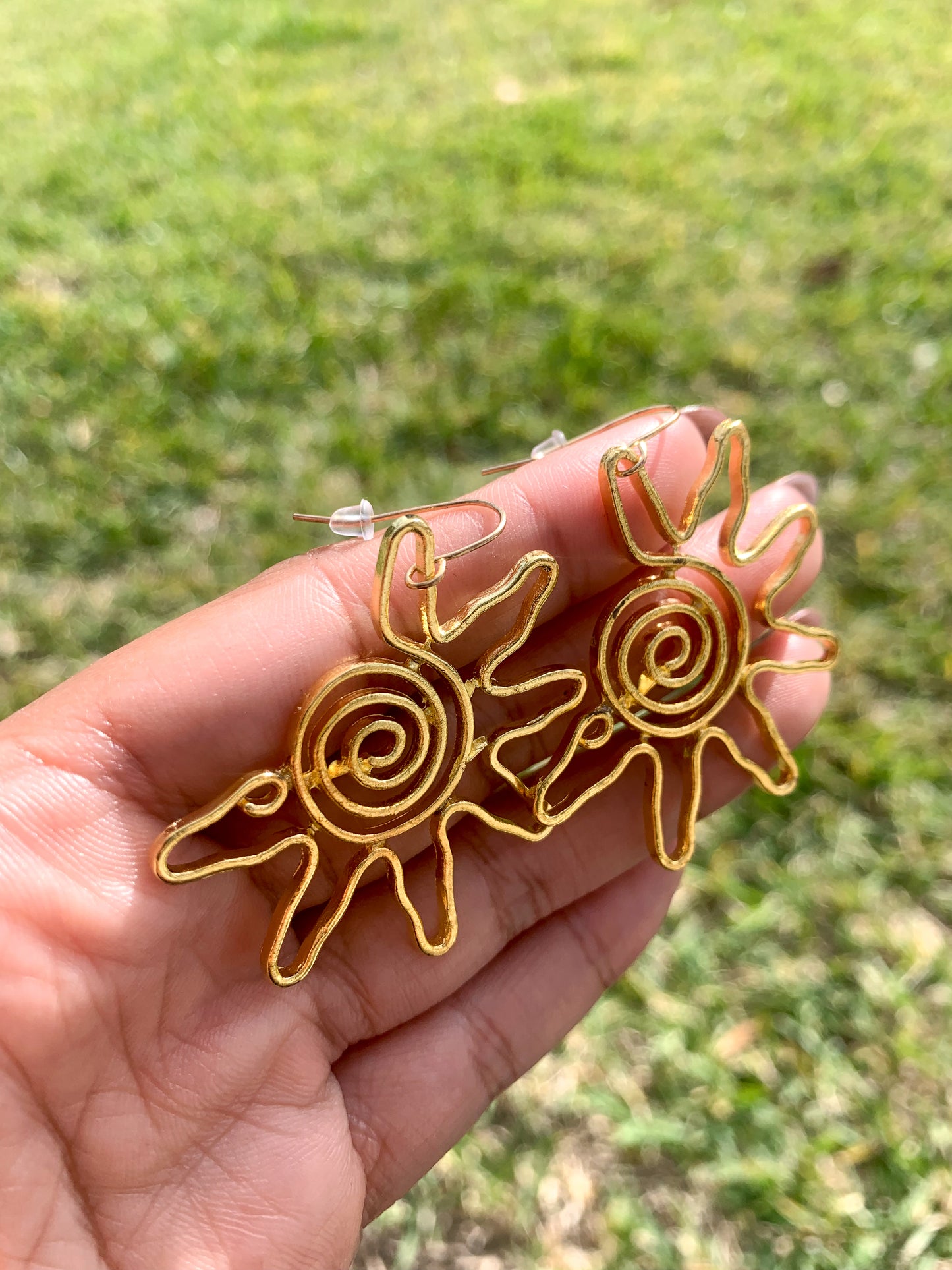 The Spiral Sun Earrings