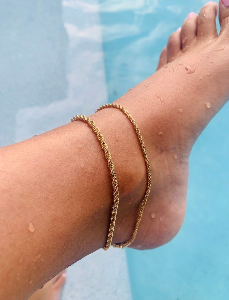 Classic Rope Link Anklet