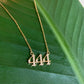 "444"Angel Number Necklace