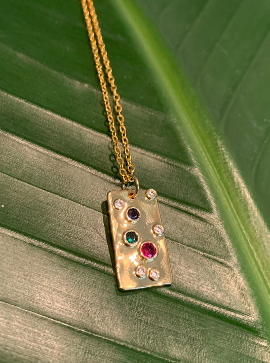 Square Pendant Necklace